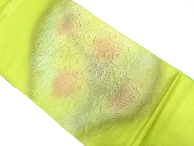 JAPANESE KIMONO / ANTIQUE FUKURO OBI / SILK / WOVEN STREAM